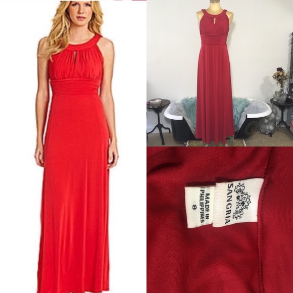 sangria maxi dress